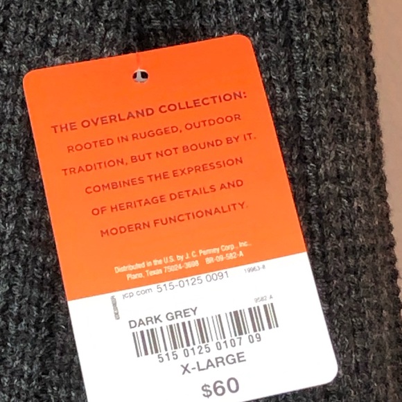 XL Men’s sweater gray NWT - Picture 4 of 11